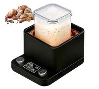 Calentador de masa fermentadora, baño de agua, calentamiento uniforme de 360°, yogur y masa de levadura, temperatura ajustable de 21 a 40 °C, temporizador de 0 a 198 horas para cerveza y masa, color