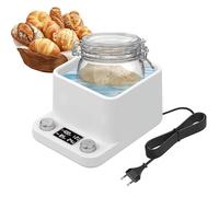 Calentador de Masa Madre con Baño María 360°, Control Preciso de Temperatura de 1°C (21-40°C), Temporizador 198H y Recordatorio de Alimentación - Caja de Fermentación para Masa Madre, Yogur, Kombucha