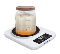 Calentador de masa madre con enchufe británico, preciso -17.2 °C por ajuste (21.1-37.8 °C), temporizador de 12 horas, encendido/apagado automático, control de fermentación de precisión para un