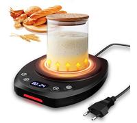 Calentador de masa madre MQUPIN, herramienta para hornear pan de 21 a 49 °C, control preciso de temperatura, caja de fermentación con temporizador de 24 horas para la fermentación de masa madre