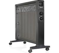 Tristar KA-5225 Calefactor eléctrico de mica, termostato ajustable y 2 ajustes de calor, protección anticaída y sobrecalentamiento, asa integrada, 4 ruedas para su transporte, 2000 W