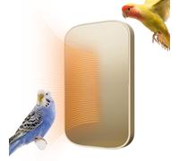 Calentador de pájaros - Jaula eléctrica para pájaros | Calentador de loros | Soporte de perca | Suministros antimordeduras para mascotas para animales pequeños en interiores nocturnos viajes canarios