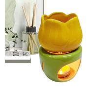 Calentador De para Derretir Velas De Té: Aromaterapia De Cerámica, Diseño De Quemador, De Fragancia De Difusión De Calor, Estructura De Fusión De De Vela Decorativa Dispositivo De Li