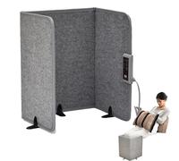 Calentador de Pierna Plegable Para Debajo del Escritorio, Calentador de Pies Eléctrico con Inclinación Automática de 45° y Apagado Automático, 35-65°C, Calefactor Eléctrico Personal Para Oficina