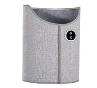 Calentador De Piernas Bajo El Escritorio Con Manta | Calentador De Pies Eléctrico Plegable Con Apagado Automático For Todas Las Edades, Familias Y Espacios Pequeños(Gray)