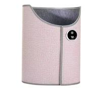 Calentador De Piernas Y Pies Plegable For Debajo Del Escritorio, Calentador Portátil Envolvente, Personal Con Manta Y Apagado Automático For Todas Las Edades Y Familias(Pink)