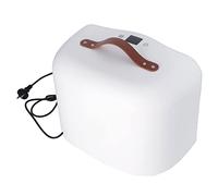 Calentador de Pies, Calentador de Pies Eléctrico 35 ℃-55 ℃ Apagado Automático Temperatura de 4 Niveles 220V Enchufe de la UE Desodorización Mango de Cuero para el Invierno