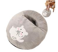 Calentador de pies, calentador eléctrico de dibujos animados, pantuflas antideslizantes para pies, cómodo calentador de reposapiés para mujeres y hombres