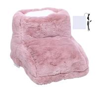 Calentador de pies con calefacción, alfombrilla calentada por USB, zapatillas calentadas, cubrepiernas de bolsillo, reposapiés calentado, 3 ajustes ajustables para mantener el pie caliente