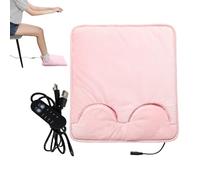 Calentador de pies con calefacción, calentador de almohadilla de calefacción eléctrica con energía USB, seguridad de apagado automático, bolsa para abdomen, piernas y cuerpo completo, ideal para mujer