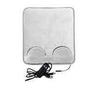 Calentador de pies con calefacción, calentador de pies, lavable a máquina, calentador eléctrico de pies, calentadores eléctricos antideslizantes para cama, debajo del escritorio, oficina, hogar