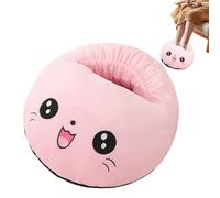 Calentador de pies con calefacción eléctrica - Calentador de pies debajo del escritorio Calentador de reposapiés eléctrico de dibujos animados | Pantuflas antideslizantes para calentar los pies, cómo