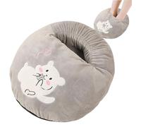 Calentador de pies con calefacción eléctrica Calentadores de pies eléctricos USB Calentador de Escritorio de algodón Suave Antideslizante con 3 configuraciones de Temperatura Portátil Debajo del escr