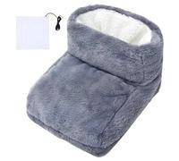 Calentador de pies con USB, calentador de pies bajo el escritorio, calentador de pies con almohadilla térmica rápida para cama, debajo del escritorio | Configuración de 3 temperaturas, zapatillas