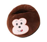 Calentador de pies debajo del escritorio,Calentador de pies | Calentador de masajeador de pies eléctrico de dibujos animados - Cómoda máquina de calentamiento de pies, zapatillas antideslizantes para