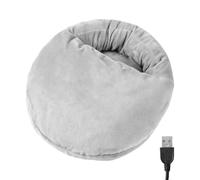 Calentador De Pies Eléctrico, Calentador De Almohadilla Térmica USB, Calentadr De Pies De Temperatura Ajustable | Cojín Calefactor Suave Debajo Del Escritorio, Niveles De Calor, Función De