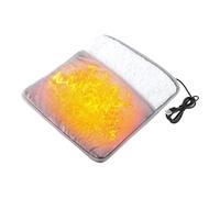 Calentador de pies eléctrico con almohadilla calefactora para invierno, de franela suave USB, cojín portátil, multifunción, para la espalda, la cintura, calentador de pies térmico, lavable para la