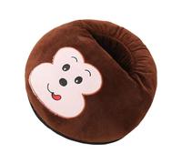 Calentador de pies eléctrico con divertido diseño de dibujos animados, máquina de calentamiento rápido con base antideslizante para hombres, mujeres y niños. Ideal para el hogar o la oficina