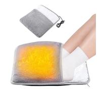 Calentador De Pies Eléctrico De Algodón Suave Con Enchufe USB, Almohadilla Térmica For Pies, Recargable Antideslizante For El Hogar Hombres Y Mujeres