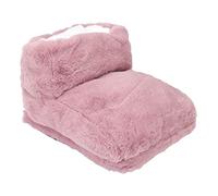 Calentador de Pies Eléctrico Rosa de 5 V, Almohadilla Térmica para Pies, Recargable por USB, Grueso, para Casa, Oficina y Dormitorio, Calentadores de Invierno Calientes