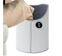 Calentador de pies para debajo del escritorio - Enrollable ajustable a 5 niveles, calentador de piernas bajo el escritorio, para viaje, espacio interior, dormitorio, descanso, camping, casa, tienda de