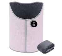 Calentador de pies piernas plegable para debajo del escritorio Con manta Calentador eléctrico de calentamiento rápido 5 niveles de calor portátil seguro(Pink,3 gear)