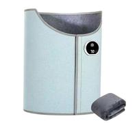 Calentador de pies plegable para piernas - Calentador eléctrico, patas calefactoras cilíndricas | Calentador de pies con control termostático, calentador vertical para usar debajo de la mesa en la