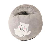 Calentador de pies portátil simpático de dibujos animados, acogedor pie eléctrico, calentador de pies eléctrico, masajeador calentador de pies eléctrico, 32 x 28,5 x 8 cm, para debajo del escritorio,