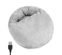 Calentador de pies portátil - USB 5 V 2 A gris, 30 - 60 °C, modos de calor, apagado automático con temporizador, calentador de pies eléctrico, calentador de pies eléctrico para escritorio, silla