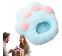 Calentador de pies recargable - Almohadilla térmica con pata de gato calentada por USB - Calentadores de pies de invierno con forma de pata de gato, zapatos cálidos para oficinas, dormitorios, viajes