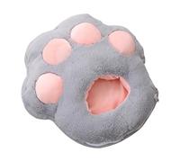 Calentador de pies recargable, Lindo calentador de pies calentado de felpa suave con almohadilla térmica, Calentadores de de invierno con forma de pata de gato, zapatos cálidos para oficinas, dor