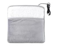 Calentador de pies USB, almohadilla calefactora para pies, funciones de calentamiento desmontable lavable con características cómodas para adultos, hombres, mujeres, ancianos, accesorio de categoría