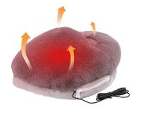 Calentador de pies USB, almohadilla térmica de 12 x 10 pulgadas con felpa suave, calentador eléctrico de larga duración, diseño con parte inferior antideslizante, accesorio de calefacción de pies para
