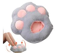 Calentador de pies USB, Almohadilla térmica USB, bonitos zapatos cálidos de invierno con Pata de Gato, Calentadores de pies de invierno con forma de pata de gato, zapatos cálidos para oficinas, dormit