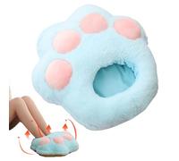 Calentador de pies USB - Almohadilla térmica USB linda pata de gato zapatos cálidos de invierno - Calentadores de pies de invierno de pata de gato, zapatos cálidos para oficinas, dormitorio, viajes