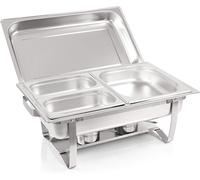 CALENTADOR DE PLATOS 1x GN1/2 + 2x GN1/4 BAÑO MARIA CON TAPA, 60x37x29CM