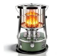 Calentador de queroseno portátil, calentador de estufa 2 en 1 con altura ajustable, 5.2 L, 20-25 horas, calentador de queroseno para interiores y exteriores, para camping, garaje, hogar, emergencia