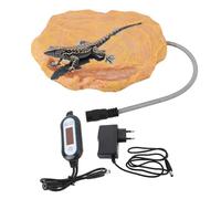 Calentador de Reptil genérico Calentador de Piedra calefactora controlada por Temperatura para lagartos, Tortugas, Serpientes, Tortugas, Geckos Leopardo con Piedra calefactora 12V