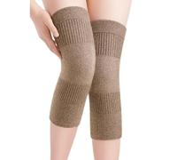 Calentador de rodilla térmico de cachemira para mujer y hombre, elástico, antideslizante, rodillera, invierno, rodilleras, artritis, alivio del dolor, rodilleras cálidas y frías para dolores