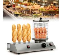 Calentador de salchichas, acero inoxidable, 350 W, regula la temperatura, 30-85 ℃/86-185 ℉, para calentar o aislar perros calientes