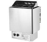 Calentador de Sauna Eléctrico de Acero Inoxidable, Estufa de Sauna Seca con Control Digital, Calefactor Profesional para Hogar, Hotel y SPA, Pantalla Digital de Temperatura y Temporizador(4.5KW)