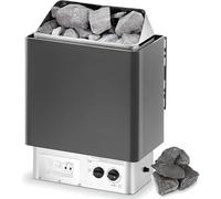 Calentador De Sauna Eléctrico,Estufa De Acero Inoxidable Con Temporizador Y Temperatura,Horno De Sauna For Baño Húmedo Y Seco Con Controlador Interno,Temporizador De 3 H Y Temperatura Ajustable(4.5kw)