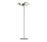 Calentador de suelo doble, dos lamparas con parábola reflectante de 2000w + 2000w práctico y económico llega con lámparas de infrarrojos ir-a y mando a distancia. excelente como difusor de calor para 