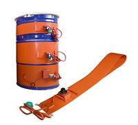 Calentador de tambor, Banda calefactora de tambor de silicona con termostato ajustable, 30-130°C, 220V/110V, varios tamaños(Knob,20L 860x200 800W)