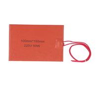 Calentador de tambor de calentamiento rápido, almohadilla térmica aislante de banda de barril de silicona para equipos industriales, 220V, 50W