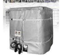 Calentador De Tambor IBC 1000L - Manta Térmica Industrial 4000W Con Control De Temperatura (0-120°C), Diseño Desmontable Para Fácil Mantenimiento(Gray)