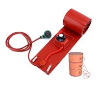 Calentador de tambores, banda para barriles, Calentador de tambor banda silicona 120/220 V con termostato para(150L 152 * 25CM)