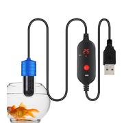 Calentador de Tanque - Calentador de Acuario, Calentador de Tanque con termostato | Todo en para Uso subacuático Calefacción Segura Recargable por USB de 15 W | Calentamiento automático a temperat