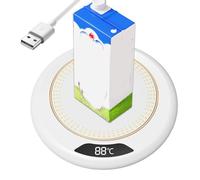 Calentador de taza, 3 niveles de temperatura, calentador de té de café, 20 W, aparato de mesa eléctrico para la leche de bebida, cocina | Regalo comedor Bar