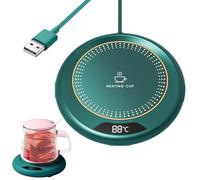 Calentador De Tazas De Café | 3 Niveles De Temperatura Y 20w De Potencia - Base Térmica Eléctrica Ajustable para Vela Té Leche Bebida,Calentamiento De Alimentos Leche Y Té